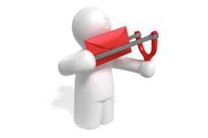 Direct mail slingshot